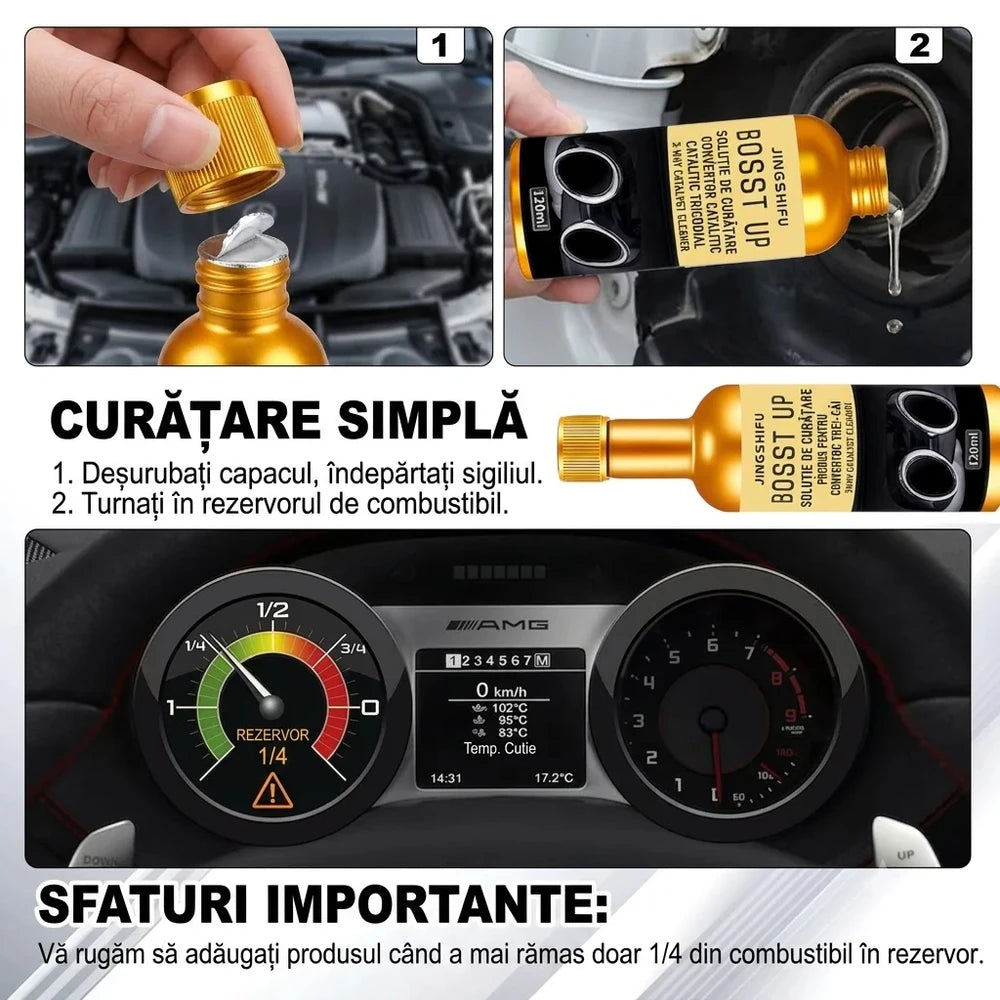 Soluție Curățare Catalizator Auto