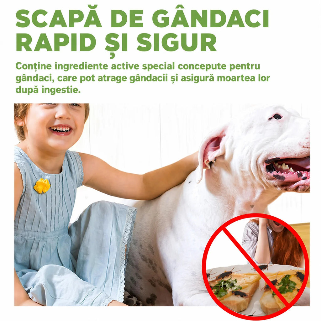 Capcană Anti-Gândaci Gel - Set pentru Întreaga Casă